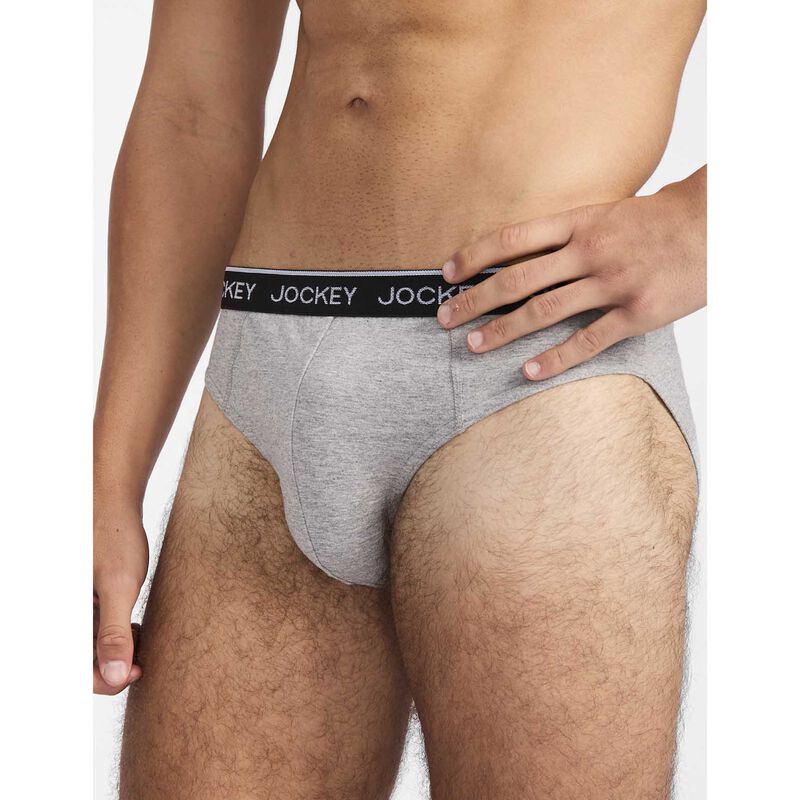 Jockey Attached Elastic Cotton Briefs - 4 Pack image number 3